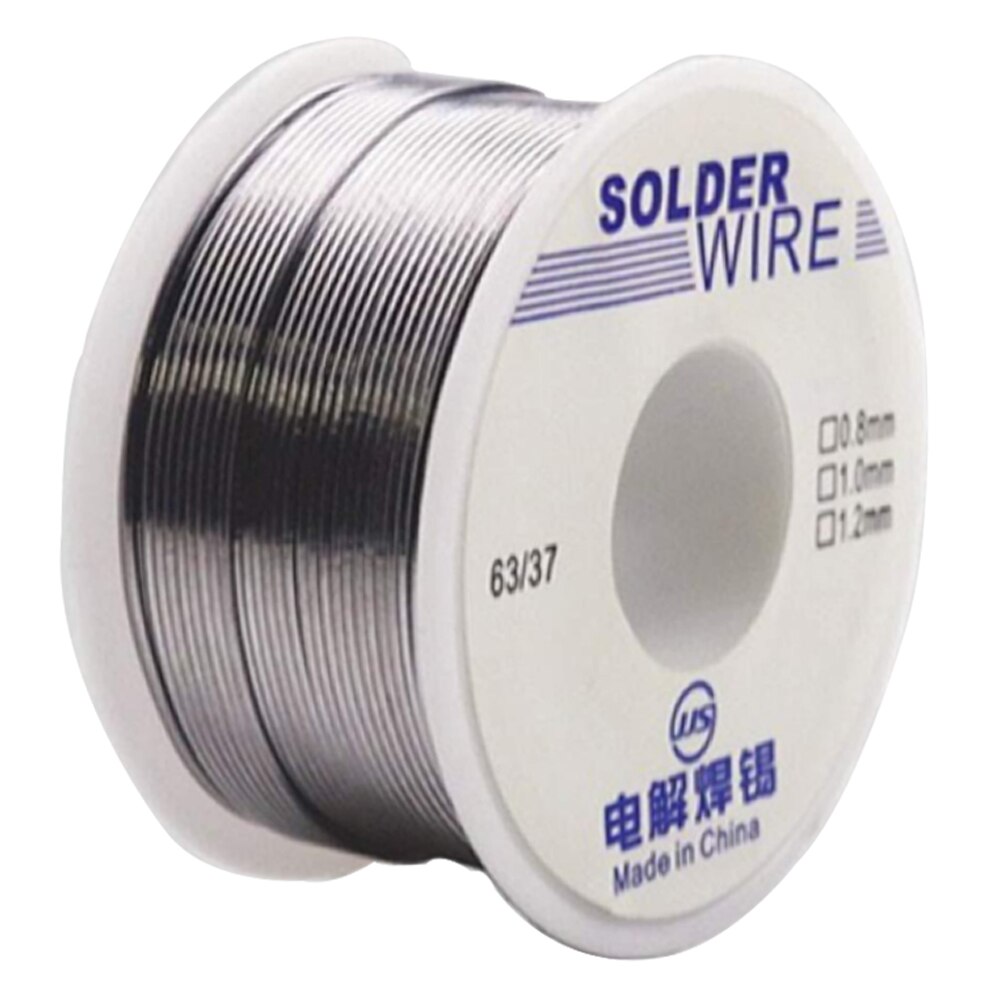 Zilver Tin Lood Rosin Core Soldeer 50G 1.0 Mm 0.8 Mm 63/37 2% Flux Reel Lassen Lijn Diy materiaal Soldeer Soldeer Wire Roll