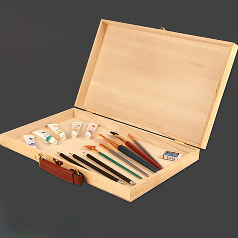 Houten Schildersezel Voor Schilderen Caballete Pintura Tekening Schets Schildersezel Laptop Lade Desktop Box Schildersezel Art Supplies Voor Kunstenaar