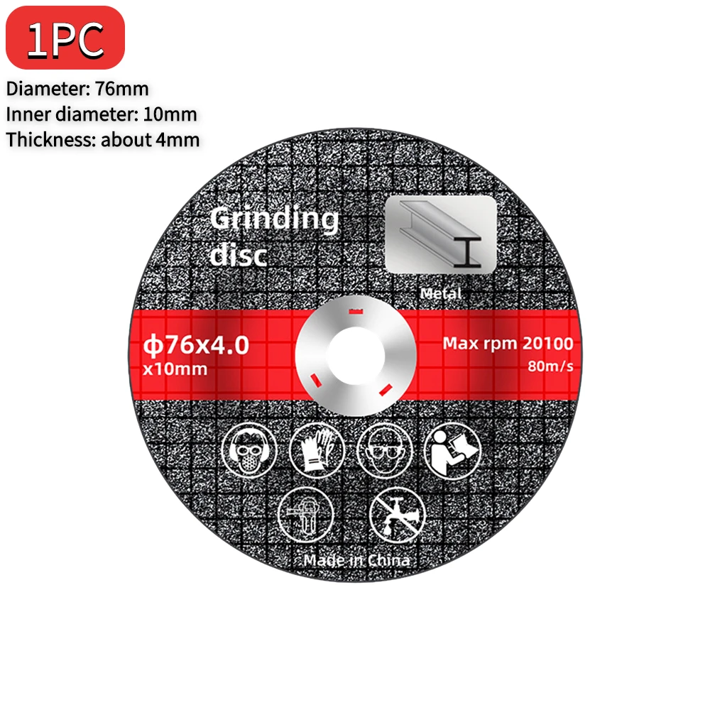 1-20pcs 76mm Saw Blade Electric Grinding Cutting Discs Circle Wheels Metal Cutter Power Tools Wood Cutting Sanding Grinder Discs: 145mm