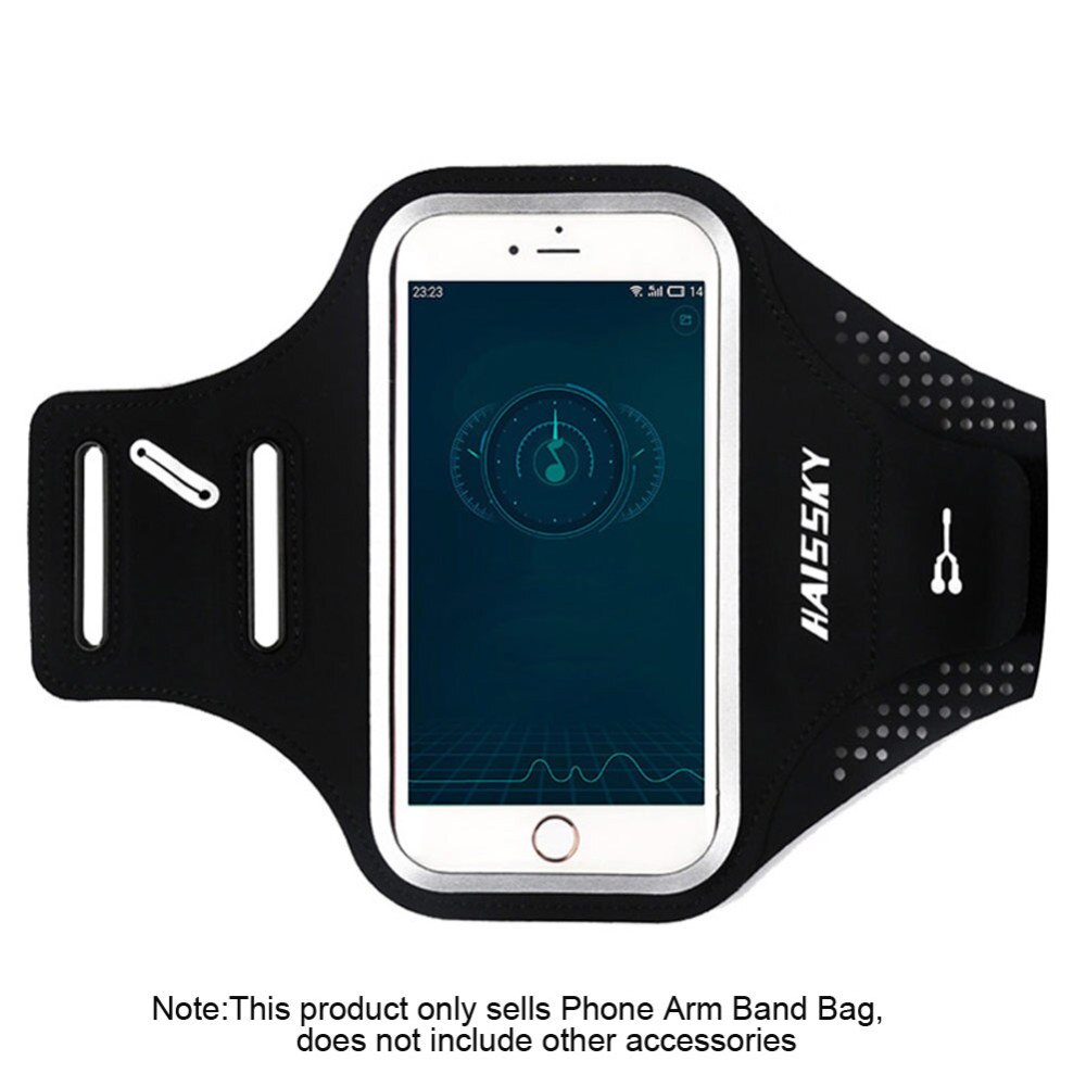 Unisex fitness sport vandtæt armbånd telefon cover etui holder fitness fitness telefon armbånd taske 5.5 tommer: Lyserød