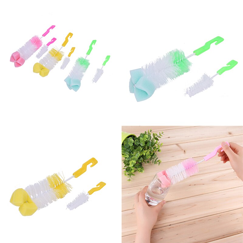 Teat Teapot Nozzle Spout Tube Nylon Cleaning Baby Milk Bottle Nipple Clean Brush,