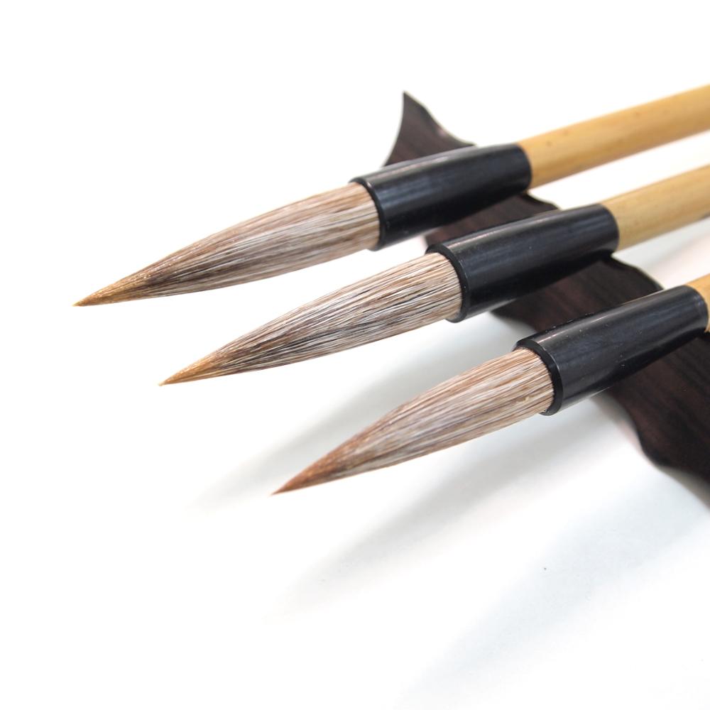 1 stück Zhou Hu Chen Pferd haar Chinesische Kalligraphie Schreiben Pinsel Chinesische Malerei Pinsel Stift Chinesische Studie Liefert