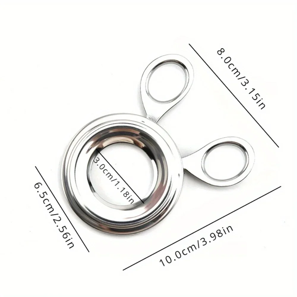 Duurzaam Handig Hardgekookt Eierschaal Topper Snipper Cutter Roestvrijstalen Opener Essentieel Kookgerei Thuis Ei Koekje