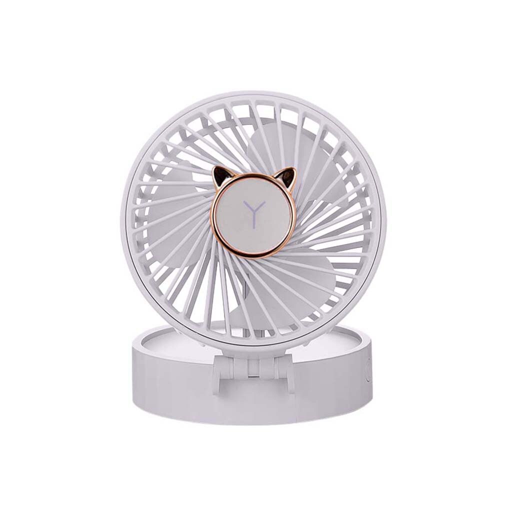 Rope Fold Fan USB Charge Fan Speed Adjustable 3 Speed Hanging Colorful Smart Home Portable Handheld Multi-function Mini Fan: GY