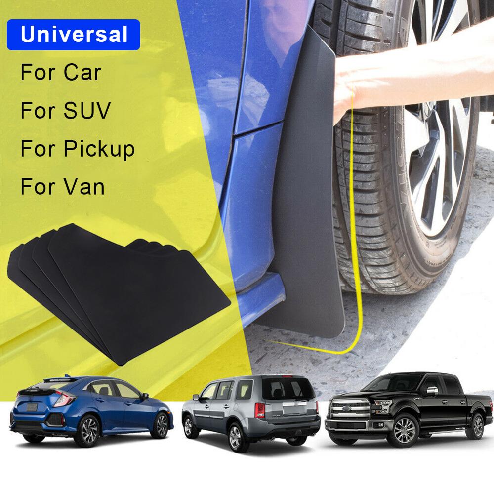 4x Universal Mud Flaps For Car Pickup Van Truck Mudflaps Mudguards Splash Guards