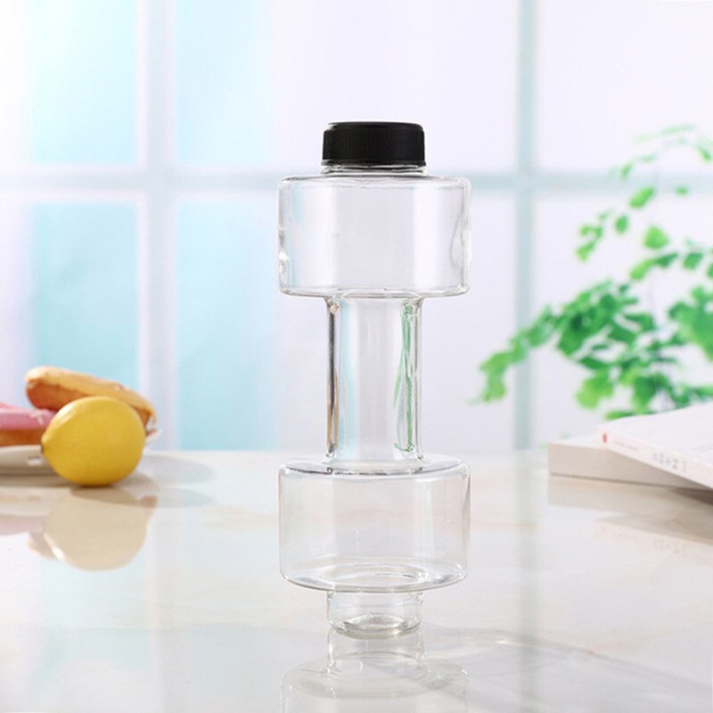 Botella de agua con forma de mancuerna JayCreer 500-600ML