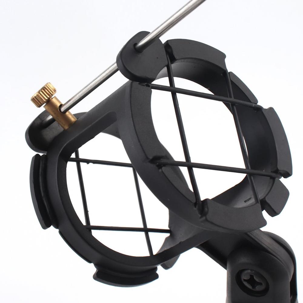 Microfoon Statief Stand Opvouwbare Desktop Microfoon Beugel Met Shock Mount Mic Houder Clip En Pop Filter