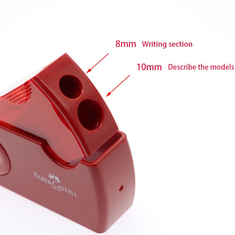 Double Hole Pencil Sharpener Sharpener Artist Writing And Drawing Soluble Color Pencil Sharpener