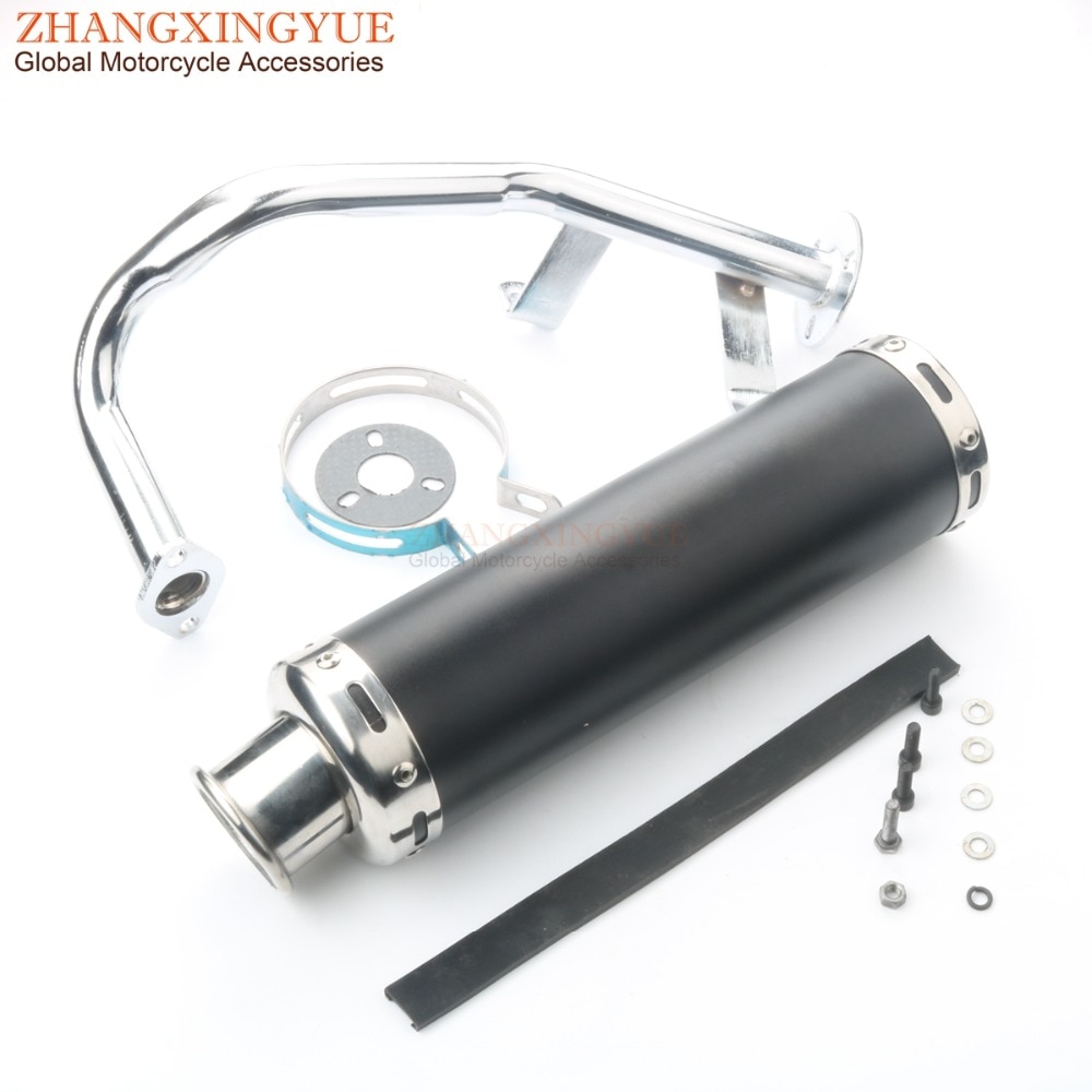 Scooter 88 X 300mm muffler exhaust pipe for ATU Level 100 50cc China GY6 139QMA 139QMB 4 stroke (ZS50QT) 4-stroke