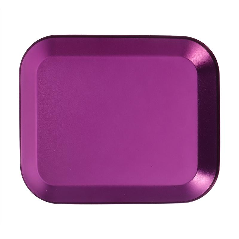 Magnetic Nut and Bolt Tray Square Magnetic Parts Holder for Screws Sockets Bolts and Tools(Silver): C