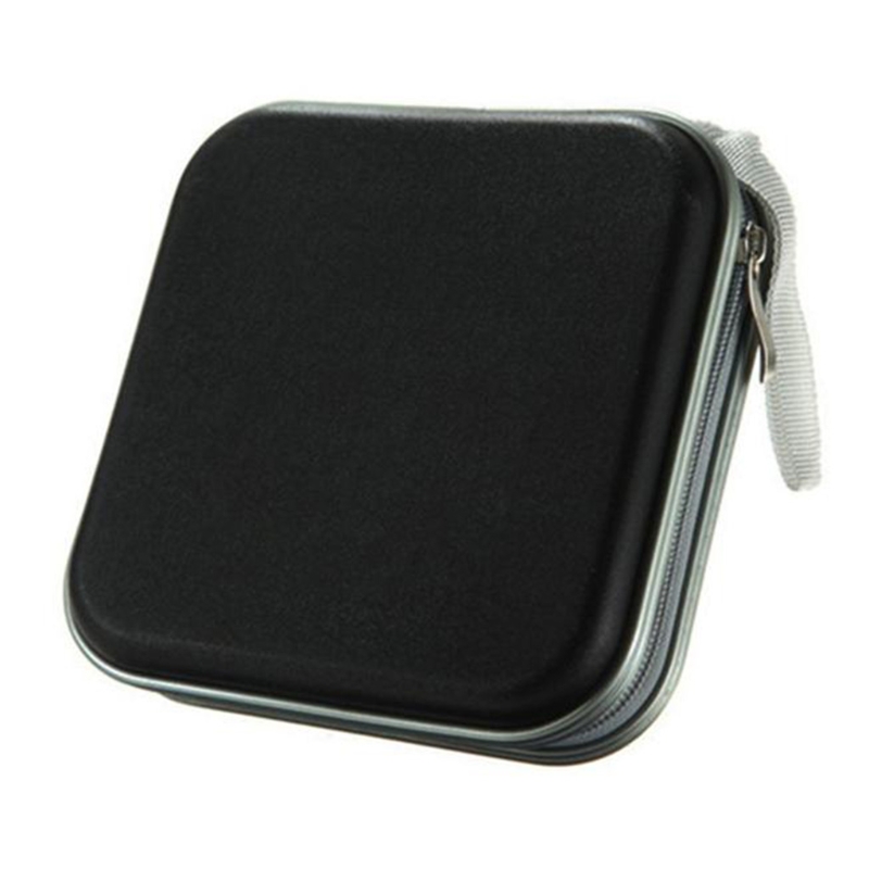 Dragen Draagbare 40 Disc Capaciteit Dvd C D Case Voor Auto Media Opslag C D Zak: Black