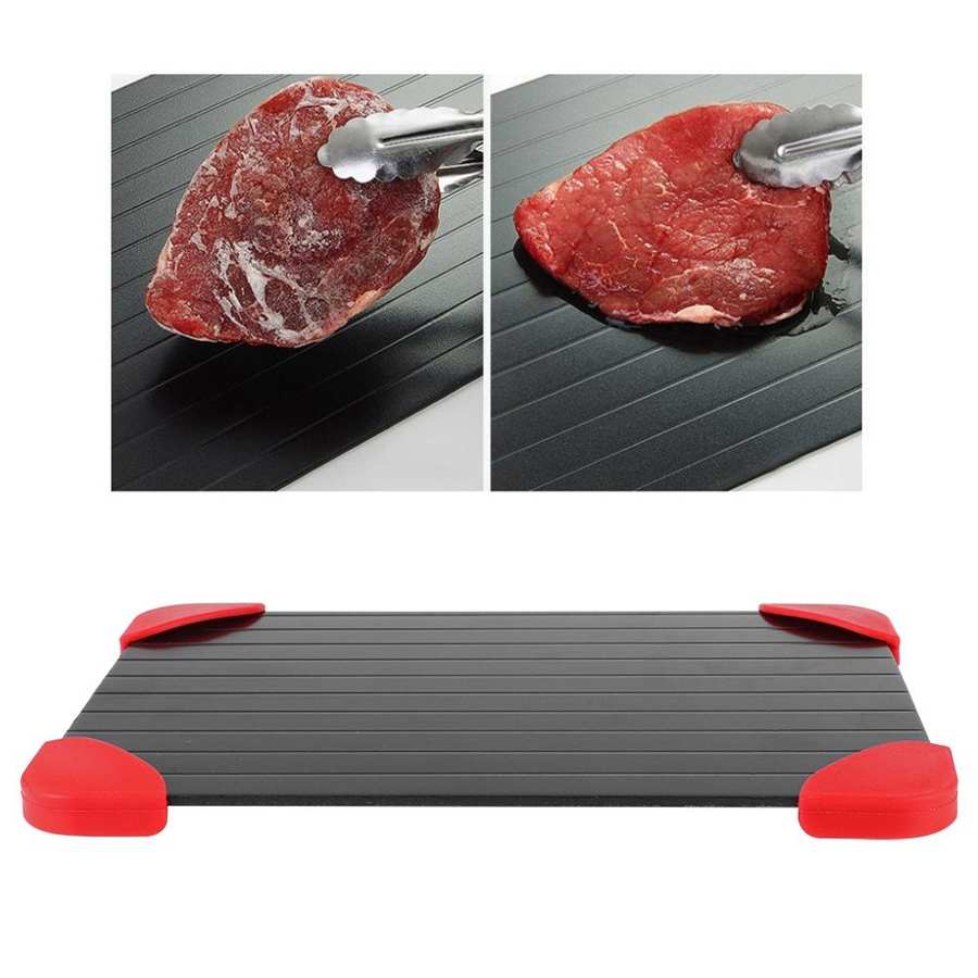 Fast Defrosting Tray Thaw Food Meat Fruit Quick Defrosting Plate Board Rectangle Quick Defrost Tray Kitchen Gadget Tool