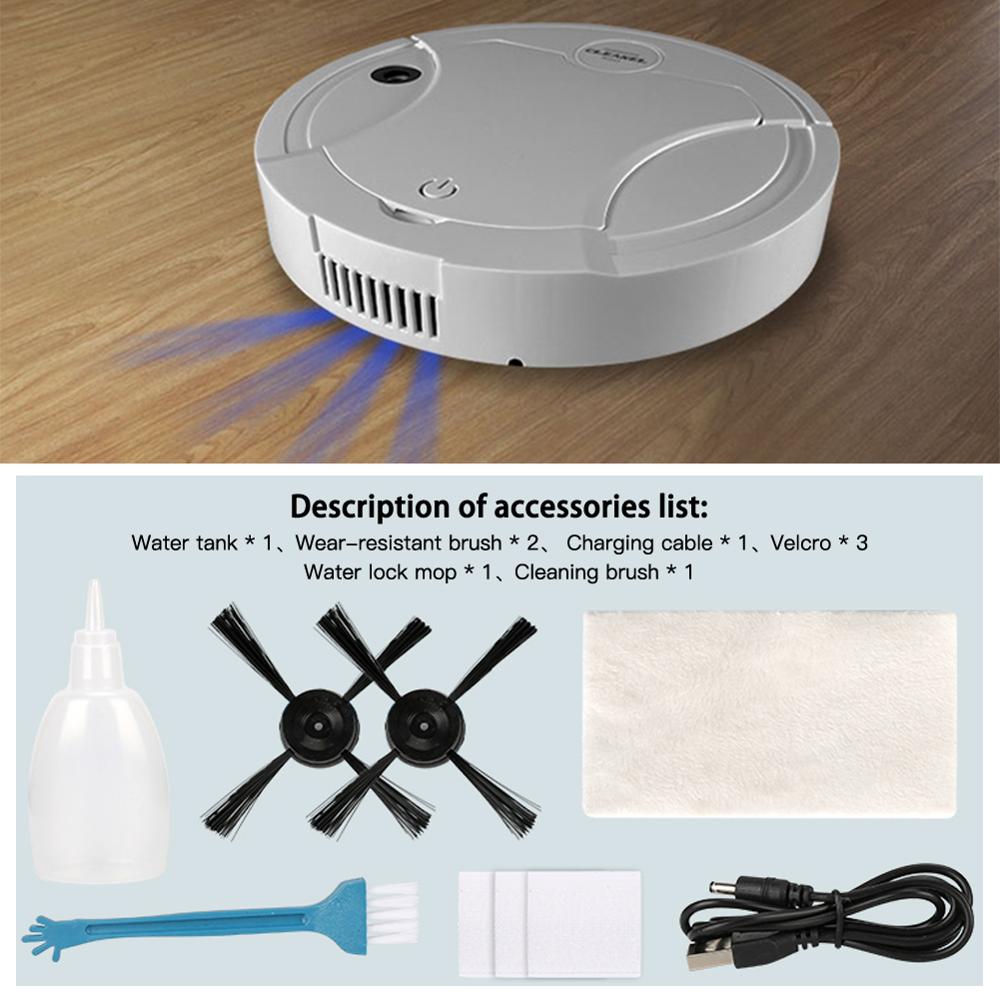 Intelligent Multifunctional Smart Floor Cleaner 5-In-1 Auto Rechargeable Smart Sweeping Robot Dry Wet Sweeping Vacuum Cleaner