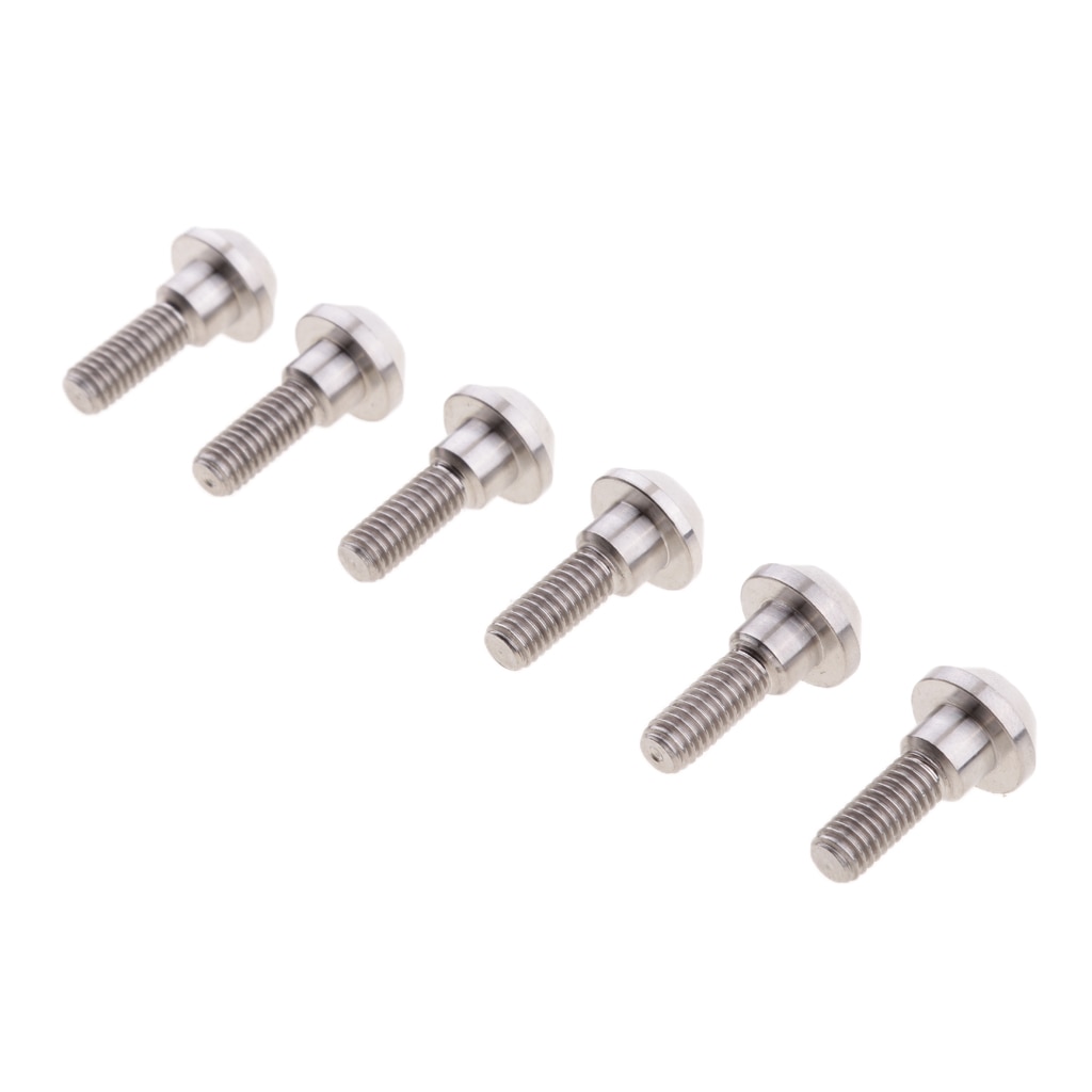 6 Pcs M6 X 20mm Motorcycle Titanium Ti Disc Brake Rotor Bolts For Suzuki GSXR for Yamaha R1 Titanium/Ti Disc Brake Rotor Bolts