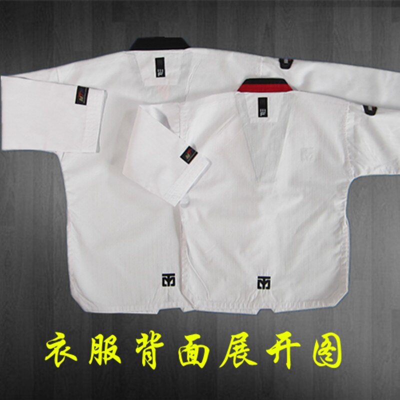 MOOTO-uniforme básico de Taekwondo, WTF, Dobok, 3 líneas, materiales para niños y adultos