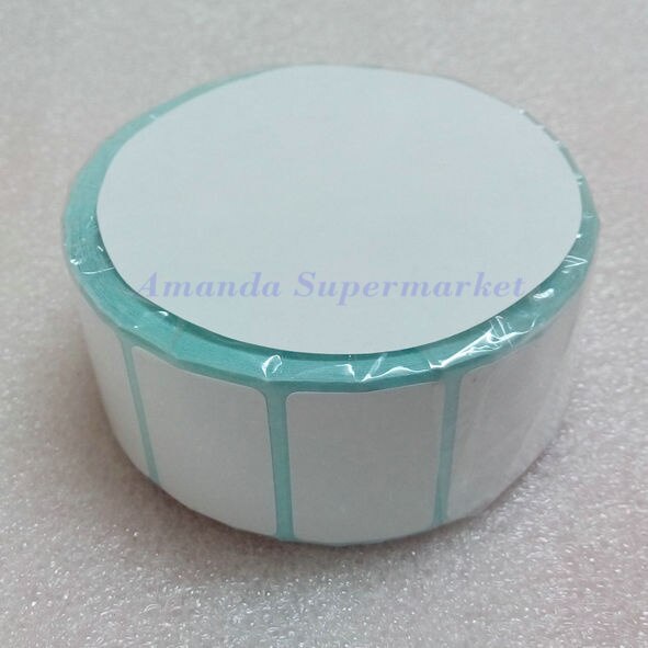 900 Pcs Label Sticker 35*25 mm 1.38"*0.98" Thermal Label Supermarket Price Blank Label Direct Print Waterproof