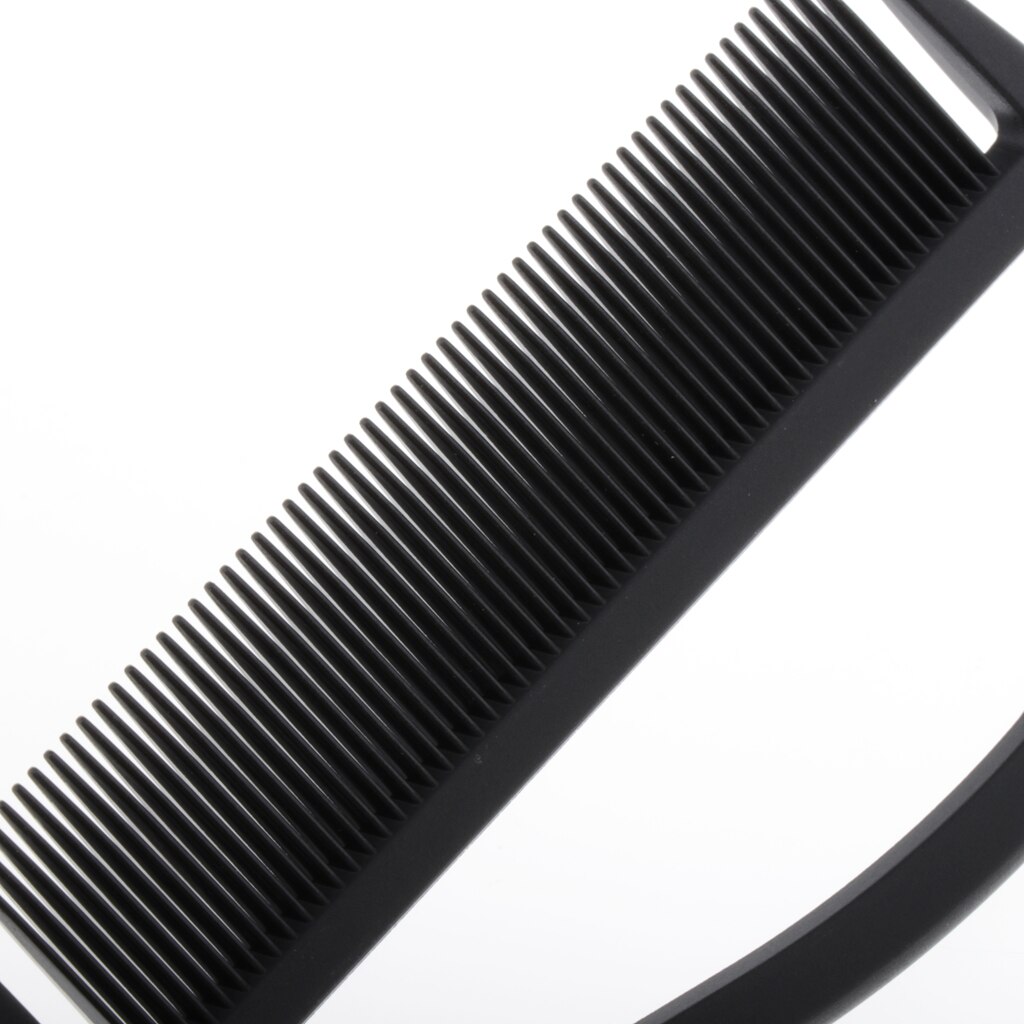 Peine de plástico negro para cola de rata, peine resistente a seccionar el cabello, estilismo