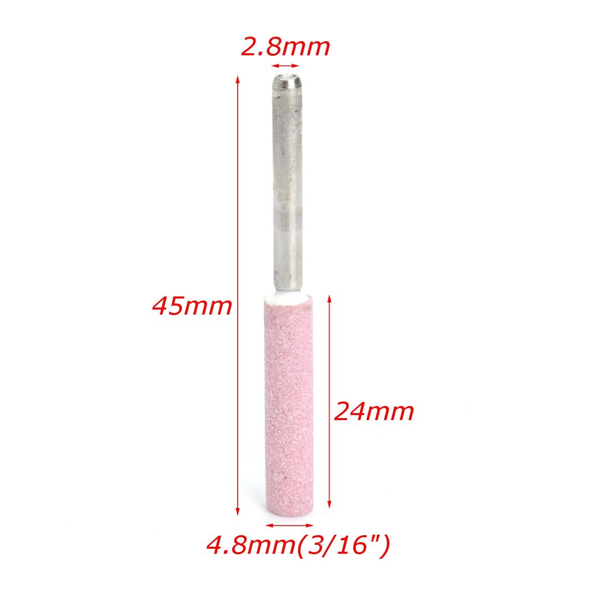 5 stk 4.8mm motorsavsliber grat kædesav slibesten filslibere