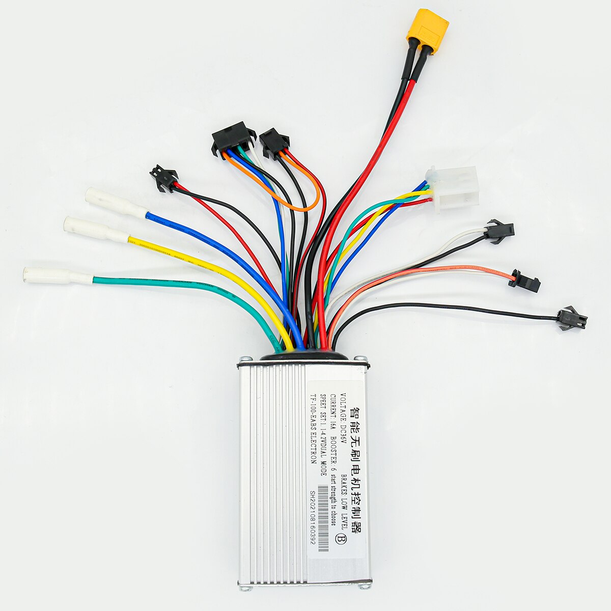 Kit de conversie, 48V, 1500W, frontal, display LCD, 50cm, argintiu