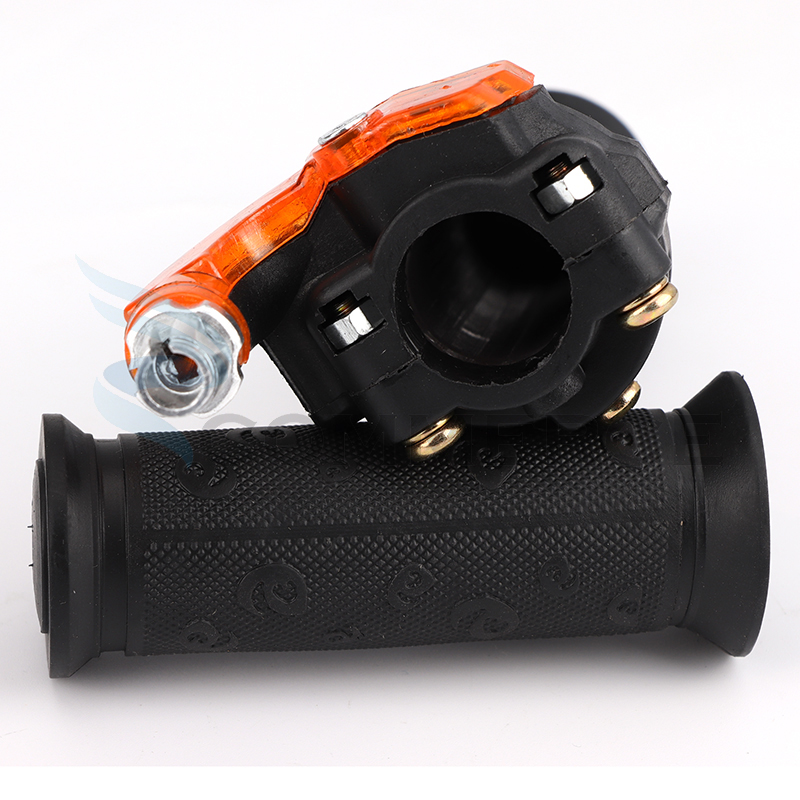 1 paio Twist Throttle Accelerator 3 impugnatura da stadio per 47cc 49cc Mini Dirt Bike Quad Pocket parti del motociclo