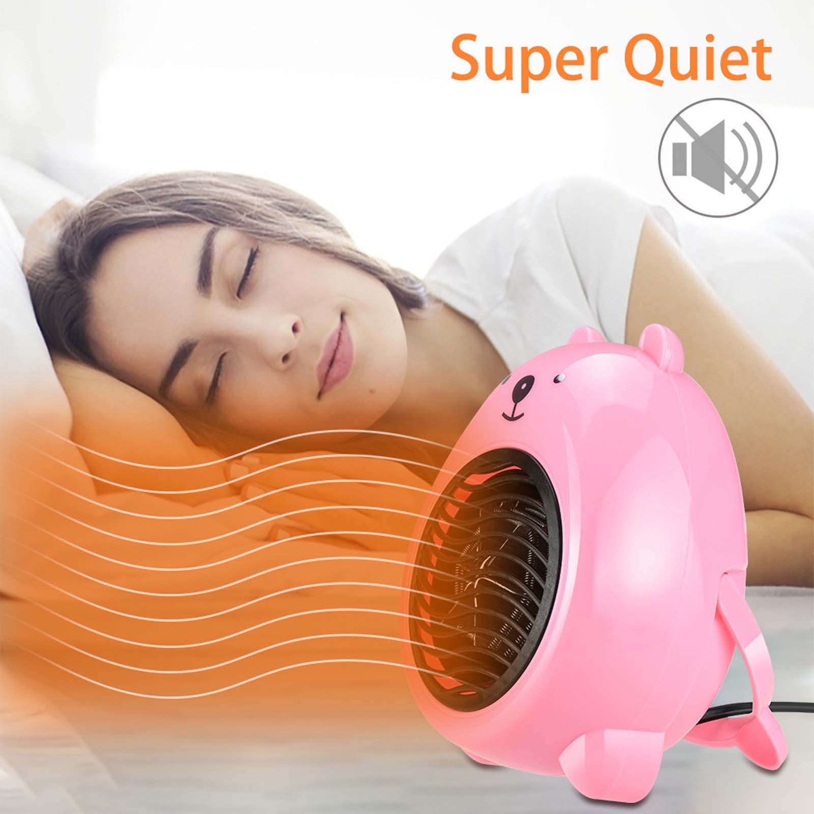 Cartoon Personal Mini Space Heater Fan Portable Electric Home Office Indoor Use Heater Handy Heating Warmer Machine Parts