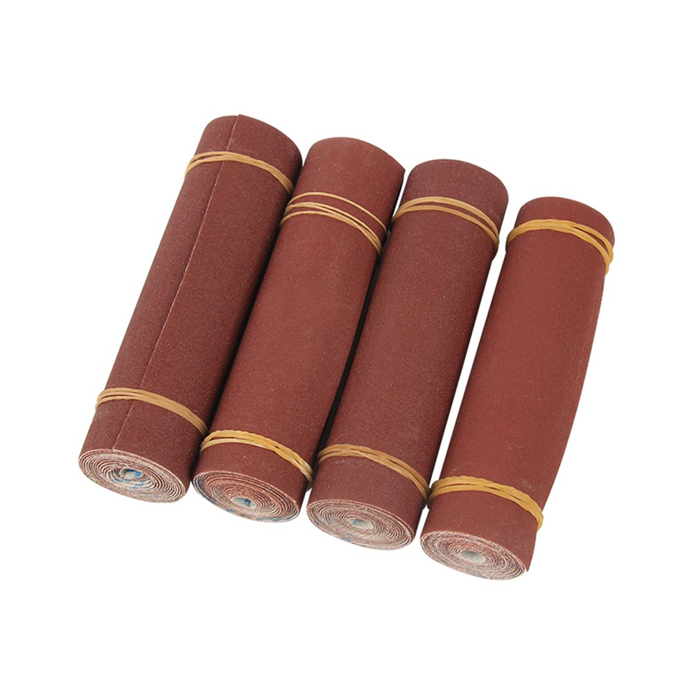 Rouleau de tissu émeri grain 1M 80 600, papier de verre de polissage pour outil de meulage, travail des métaux Dremel, meubles abrasifs pour le travail du bois, 1 rouleau