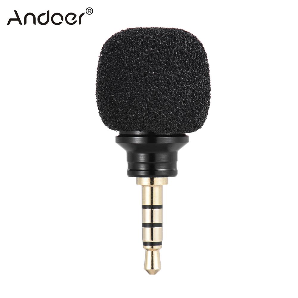 Andoer Mobiel Smartphone Draagbare Mini Omni-Directionele Microfoon Microfoon voor Recorder voor iPad Apple iPhone5 6 s 6 Plus