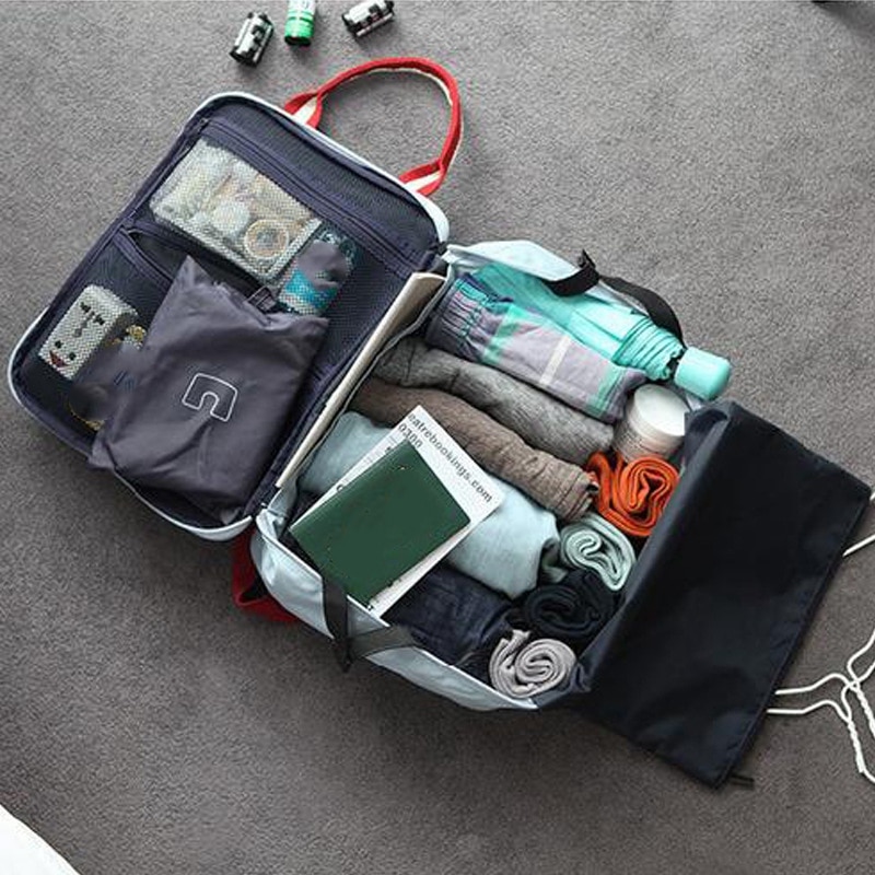 Reistas, reistas, kleine bagage, zakelijke reistas, weekendtas, reistas voor beginners, opbergtas, marineblauw