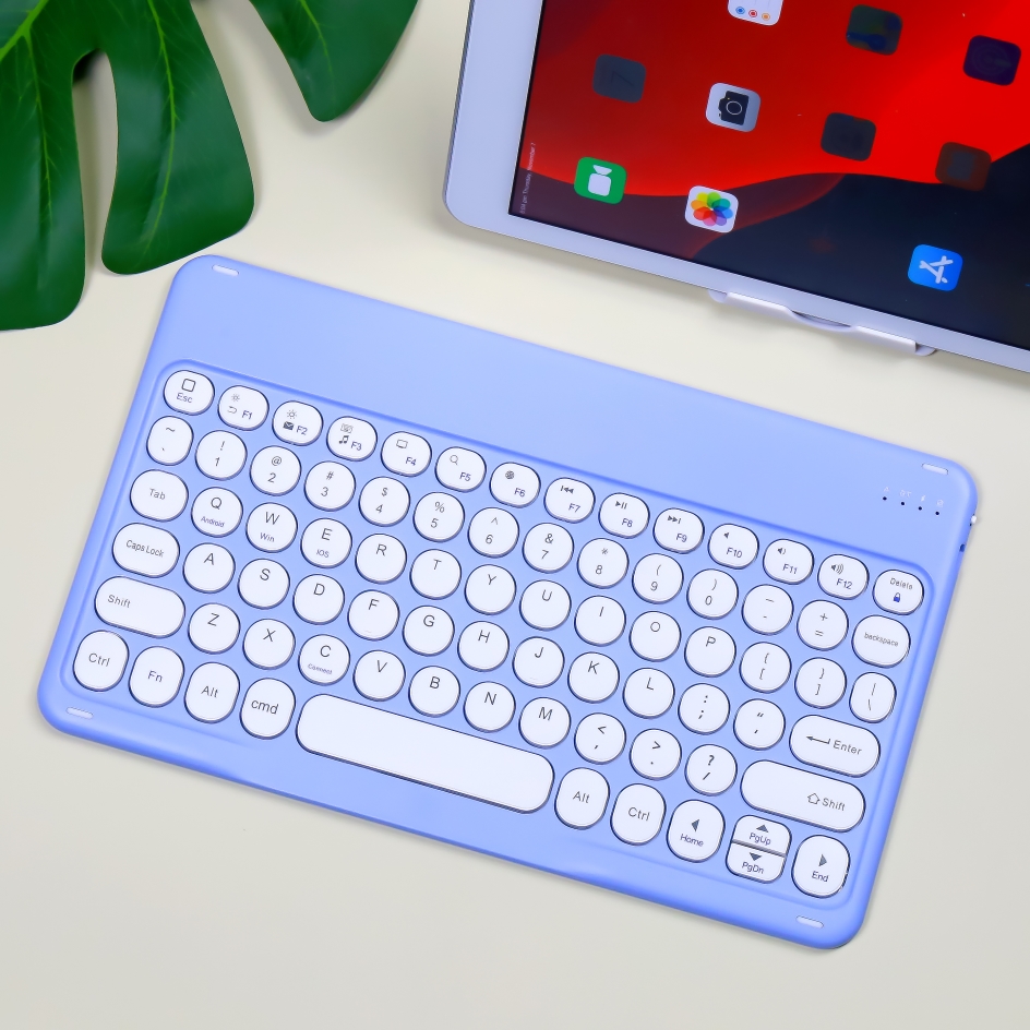 For iPad Keyboard Mouse For iPad Mini 6 7.9 inch Mini 5 Mini 4 Mini 123 Mini Keyboard Teclado keyboard for cell phone: Purple B