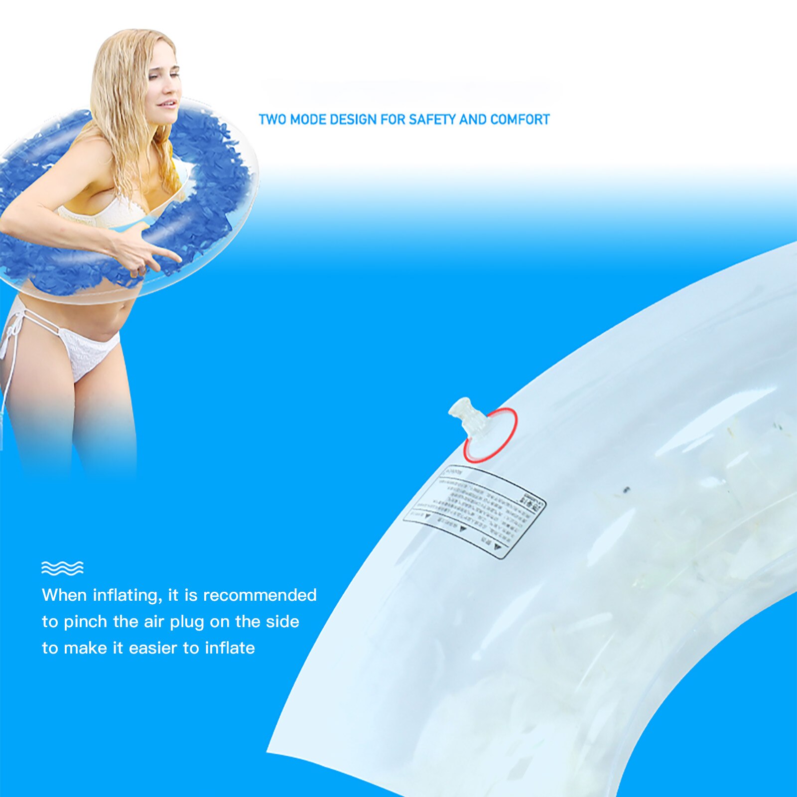 Zwembad Float Opblaasbare Zwembad Zwemmen Ring 60-90Cm Volwassen Zwembad Buis Cirkel Voor Zwembad Speelgoed