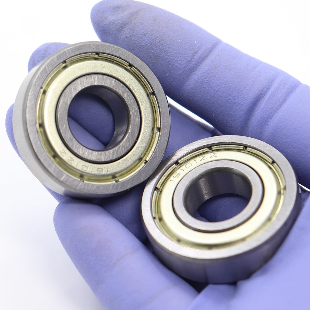 Rodamiento de bolas doble blindado 16101-ZZ, 12x30x8mm (2 piezas), 16101ZZ para rodamientos especiales de Motor de bolas de ranura profunda