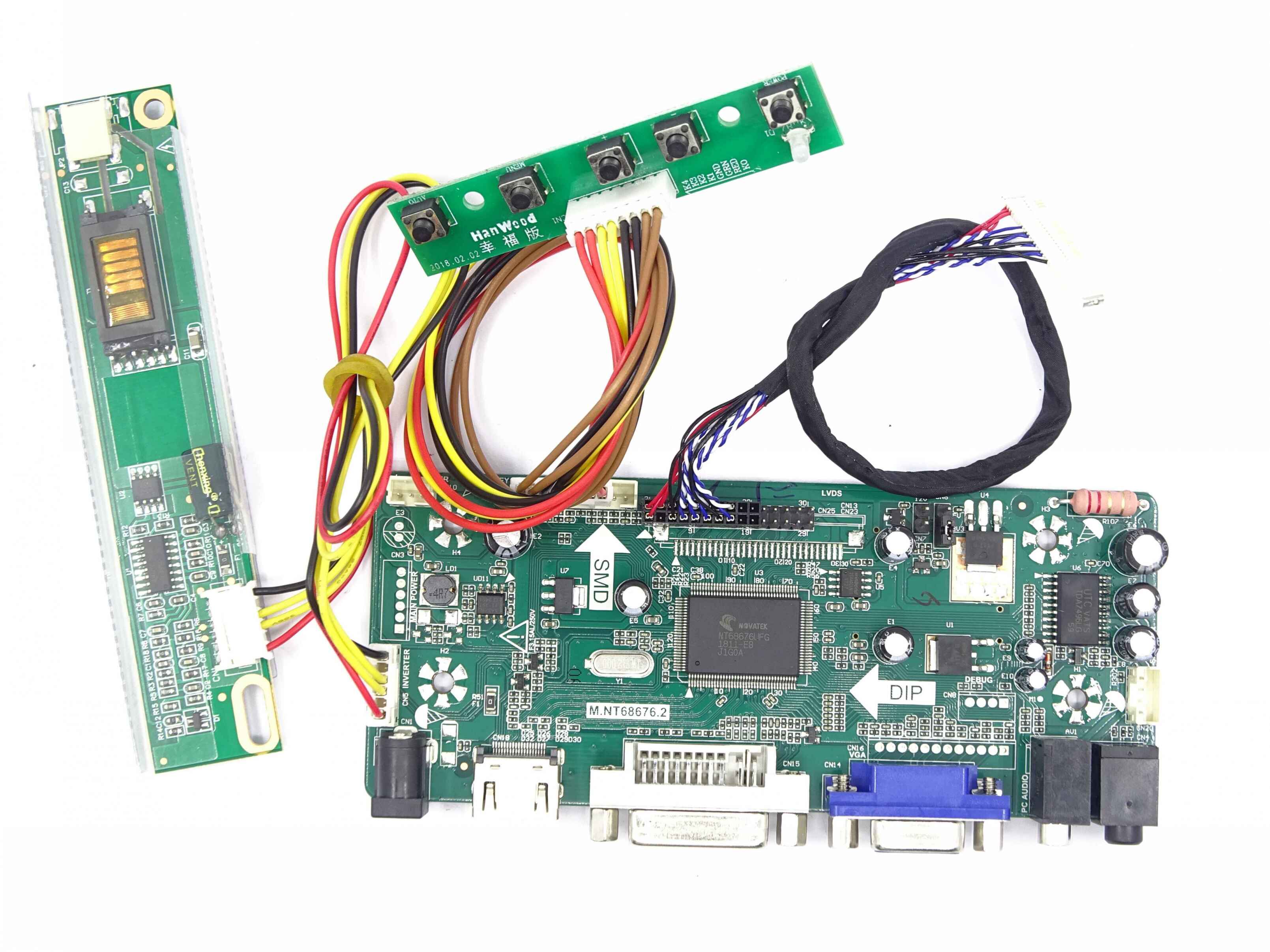 Kit Voor LP171WP4 1440X900 Digitale Signaal Driver Screen Vga 30pin Controller Board 17.1 "Hdmi Dvi 1 Lampen Lvds Panel monitor