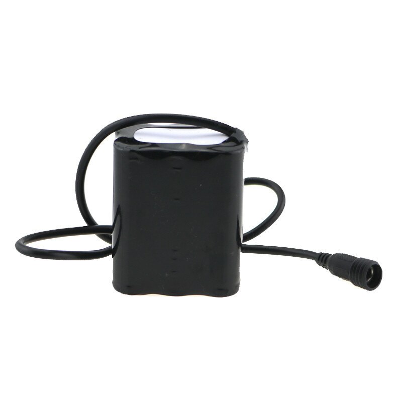 18650 Batterij 8.4V 12000Mah 6*18650 Fiets Licht Batterij + 1Pc Batterij Tas Voor Fiets zaklamp Fiets Accessoires Koplamp