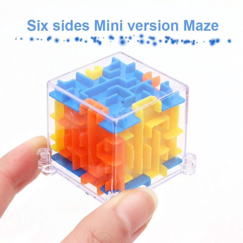 3D Doolhof Puzzel Speelgoed Coördinatie Balance Game Case Box Baby Intelligentie Hersenen Hand Educatief Speelgoed Voor Kinderen Holoday