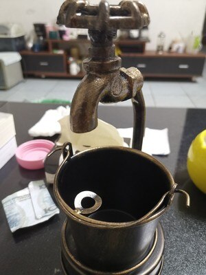 Jahrgang Eisen Ebene Aschenbecher Hause Wasserhahn bilden retro Bar Tisch Dekor Büro Dekorationen Rauchen Zubehör Für Wohnzimmer