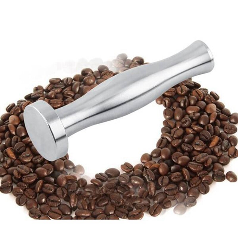 Koffie Tamper Rvs Effen Espresso Koffie Tool Voor Nespresso Capsule Machine Poedervorm Hamer