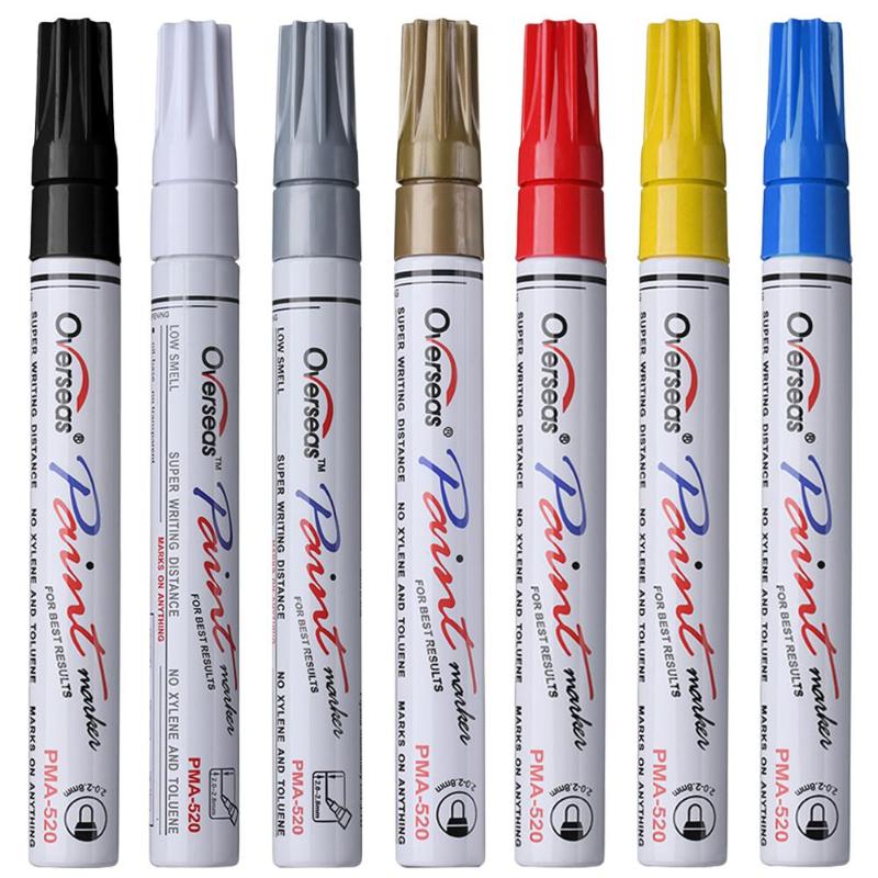 Auto Painting Tool Waterproof Car Tire Tread Permanent Paint Marker Pen Graffiti Oily Marker