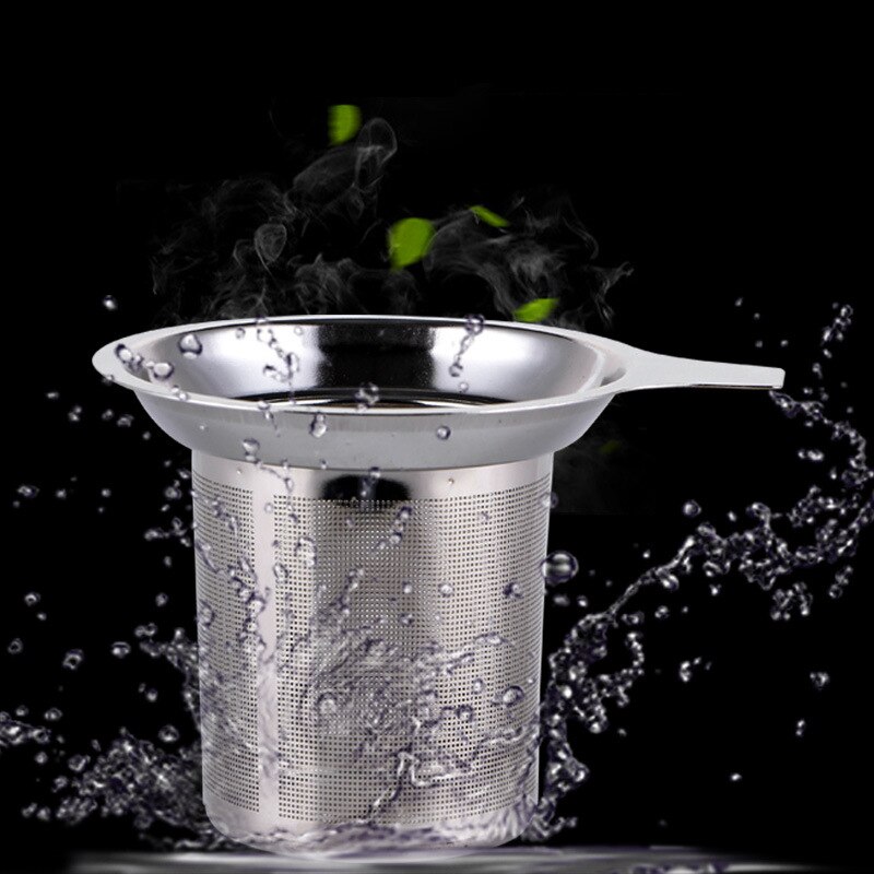 Rostfritt stål kryddfilter mesh infusionsfilter 304 rostfritt stål te filter tekanna tekanna kökstillbehör leveranser