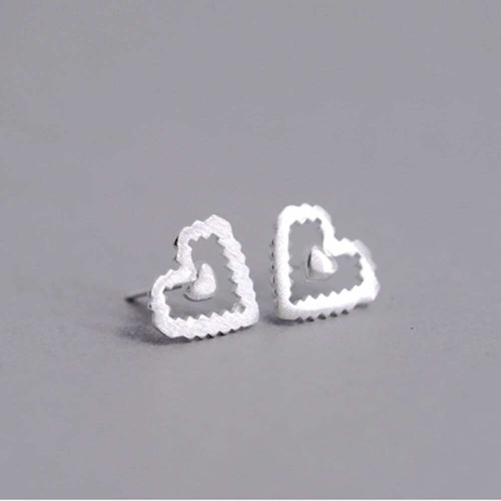 XIYANIKE Geometry Earring 925 Sterling Silver Cute Stud Earrings Ear Needle Simple Personality For Women 91-108: 100