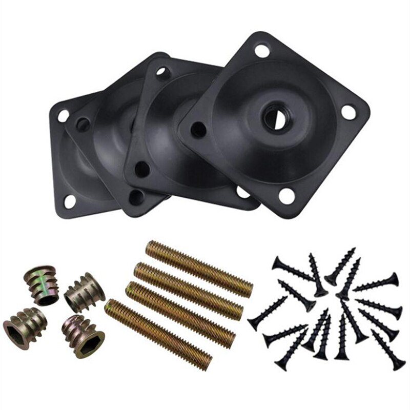 4Pcs/Set Furniture Legs Tapered Polished Pyramid Replacement Sofa Legs Suitable For Sofa Armchairs Soft Stool TV Night Table: Default Title