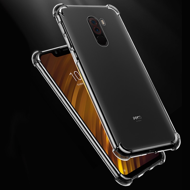 Freddo Antiurto Trasparente Custodia Morbida Per Xiaomi Mi 8 A2 Lite A1 Della Miscela 3 2S Mi6 6X 5X Gioco cover in Silicone Per Xiaomi Pocophone F1 Mi8 SE