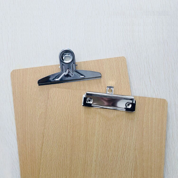 Office supplies thickened wooden hanging A4 board clamp, folder writing board clamp flat clamp
