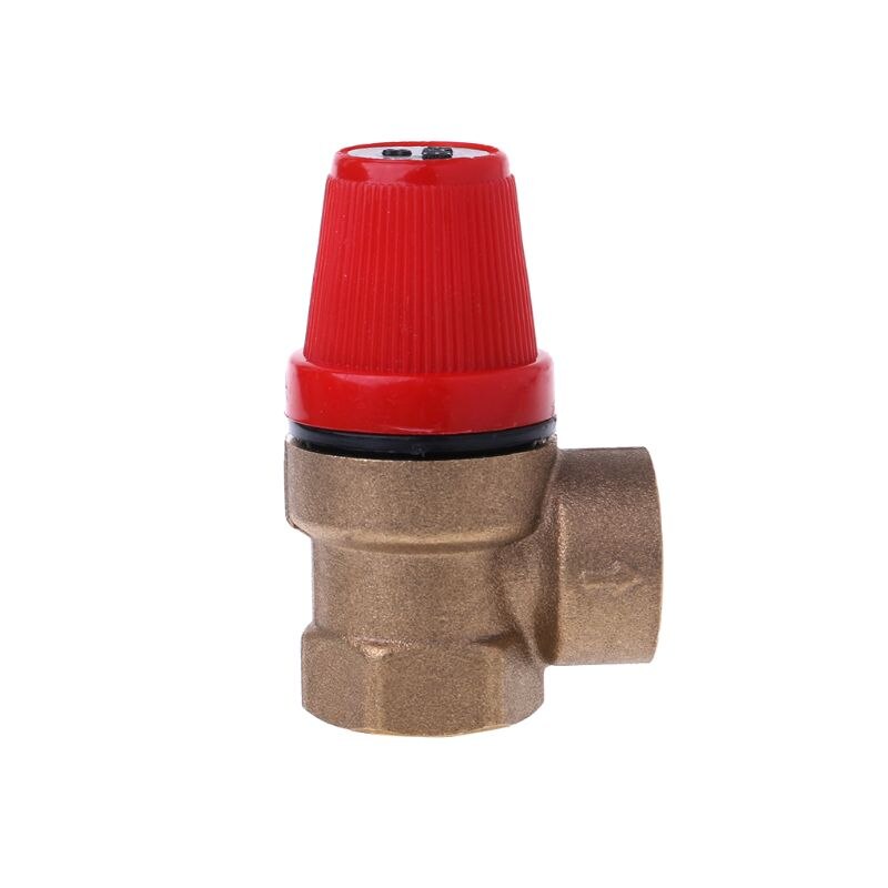 3/5/6/8 Bar Brass Safety Valve Drain Relief Swithch For Solar Water Heater Double Inner Wire