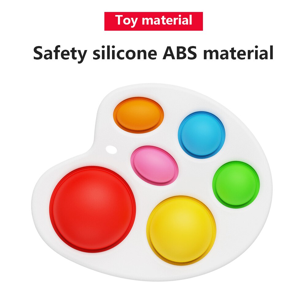Simple Dimple Fidget Sensory Toy Set Stress Relief Toy Autism Anxiety Relief Stress Pop Bubble Fidget Sensory Toy For Kids Adult