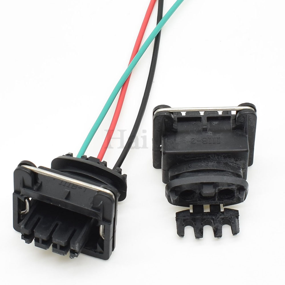 Auto Waterproof Cable Connector 3 Pin Automotive Plug Famale Socket Includes Terminal Seal DJ7033B-3.5-21