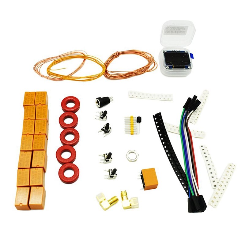 ATU100 Automatic Antenna Tuner DIY Kits 100W 1.8-50 MHz 0.96 Inch Auto Antenna Tuner Auto Day Tuning Kit Parts: Default Title