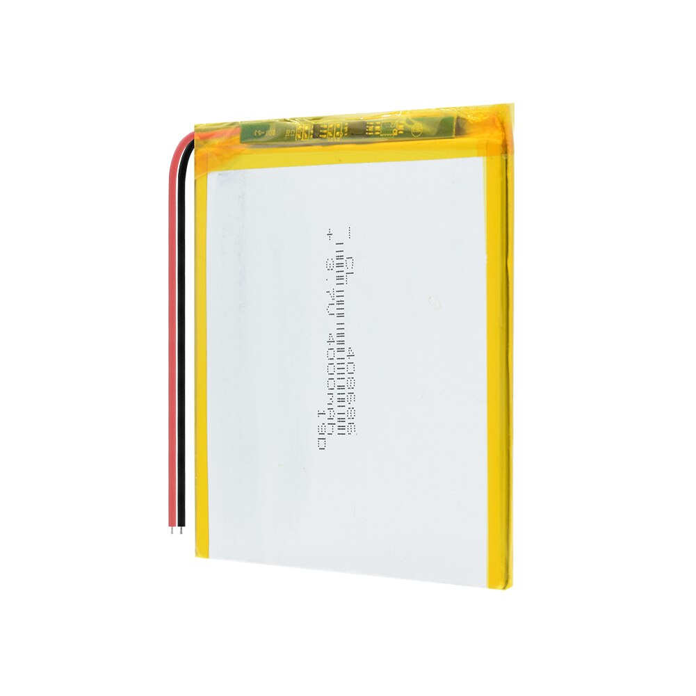 Batteria Li-ion Polimero - 3.7V 4000mAh - Batteria Sostitutiva Ricaricabile per Altoparlanti, DVR, GPS, MP3
