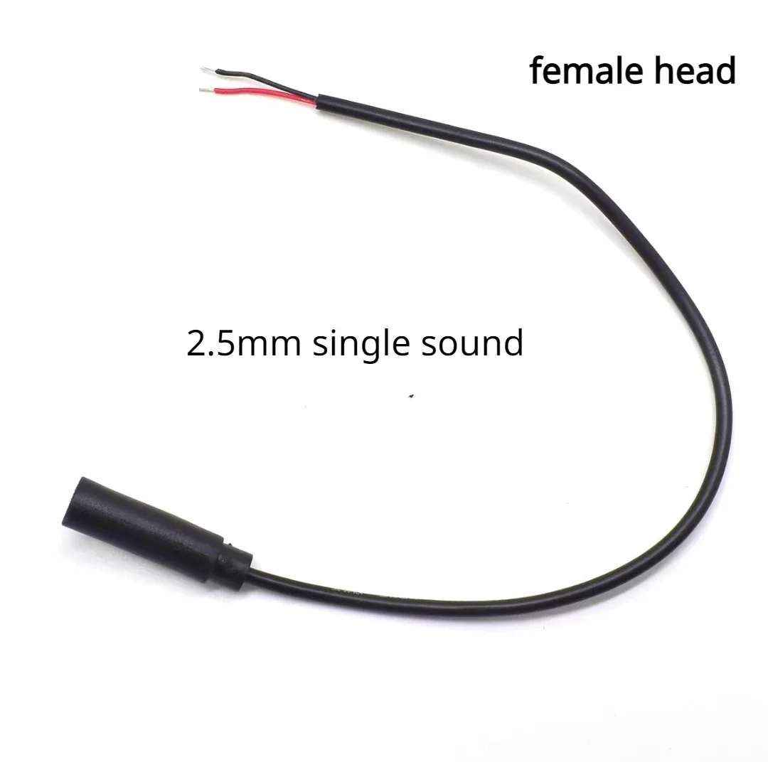 Lydkabel 2.5mm 3.5mm hannplugg/hunnplugg til bar ledning åpen ende ts mono /3- polet /4- polet trrs stereoplugg jack-kontakt