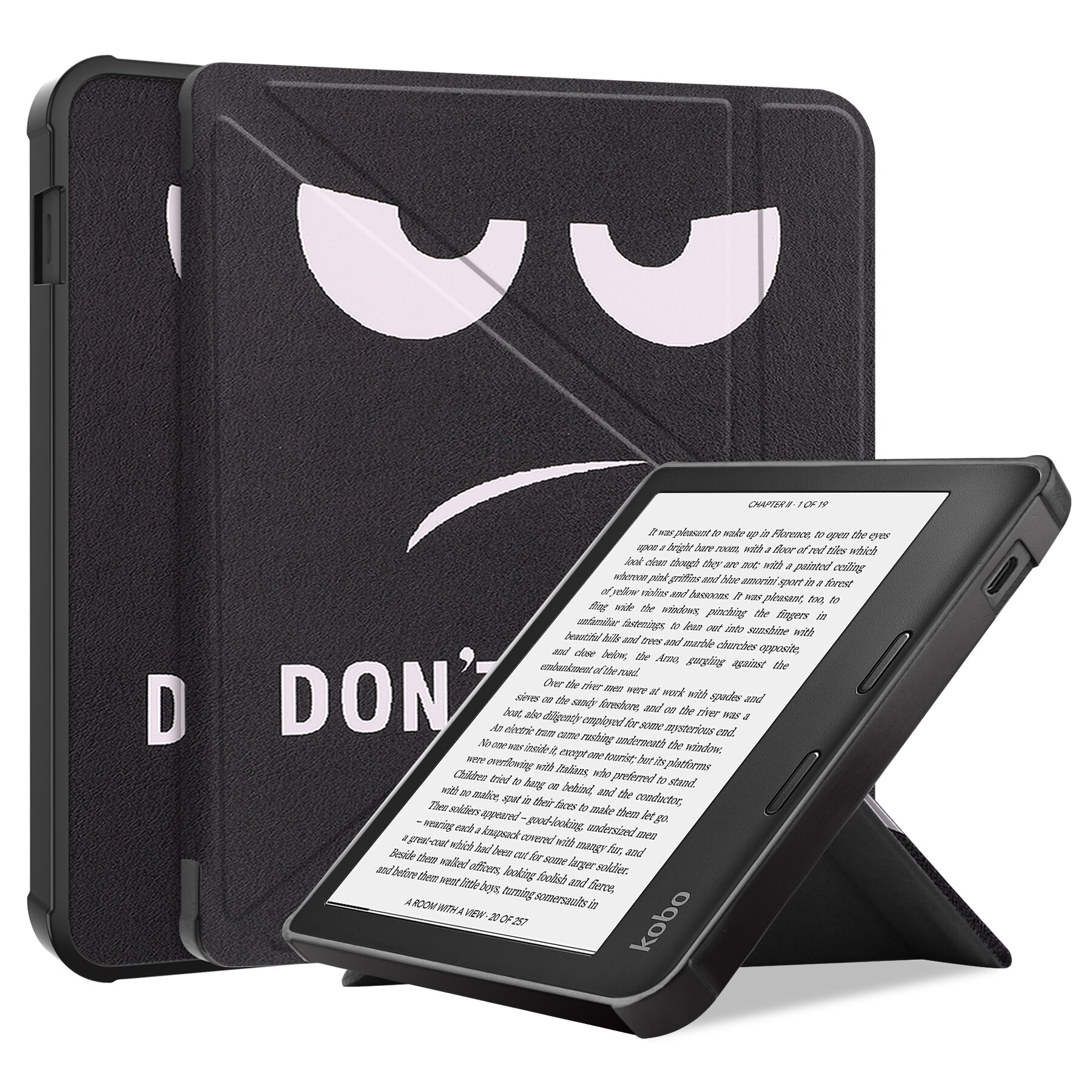 Slim Ultra Magnetic Stand Hard Back Shell Protective Smart Cover Case For All Kobo Libra 2 eReader Kids Transformers: 3