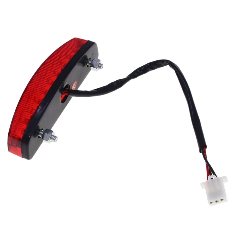 Motorlicht stop-achterlicht 12V rood achterlicht rem achterlicht voor ATV off-road motorfiets achterlicht rood